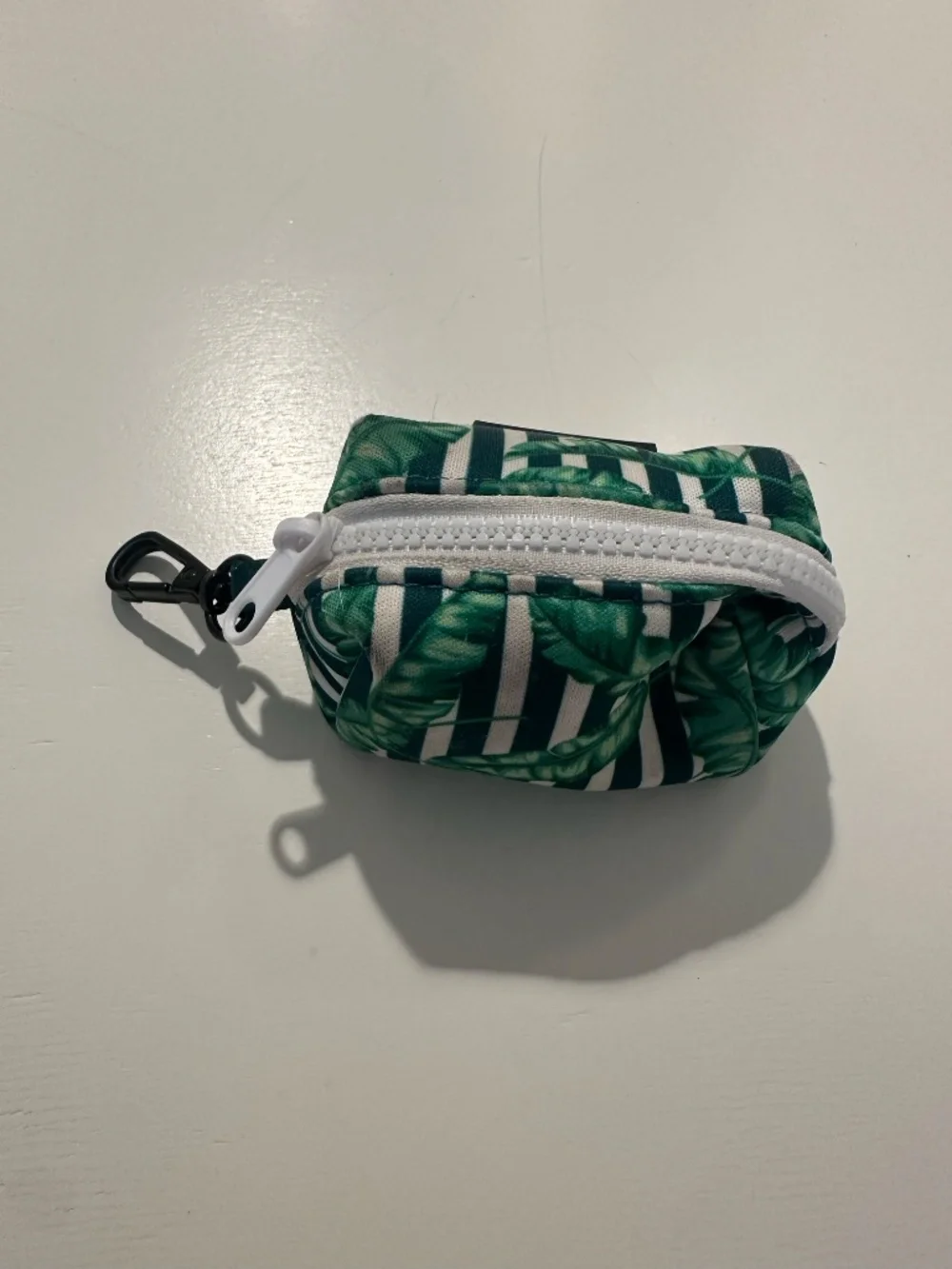 Frenchie Bulldog Poo Bag Holder - Palm Print